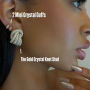 2 Mini Crystal Cuffs - BERNA PECI JEWELRY