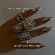 The Top Pear Canary Band - BERNA PECI JEWELRY