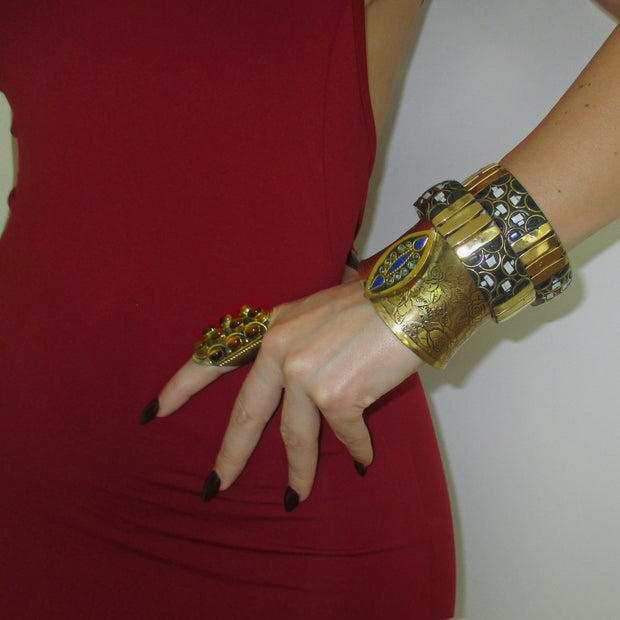 The Gold Jasmine Bangles - BERNA PECI JEWELRY