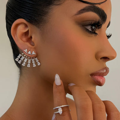 The 925 Abstract Ear Cuff - BERNA PECI JEWELRY