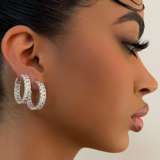 The 925 BP Chunky Hoops - BERNA PECI JEWELRY