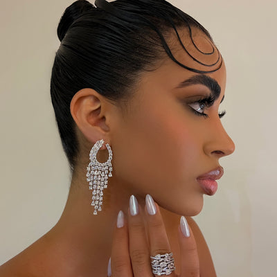 The 925 Chandelier Drop Earrings - BERNA PECI JEWELRY