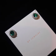 The 925 Emerald Princess Stud - BERNA PECI JEWELRY