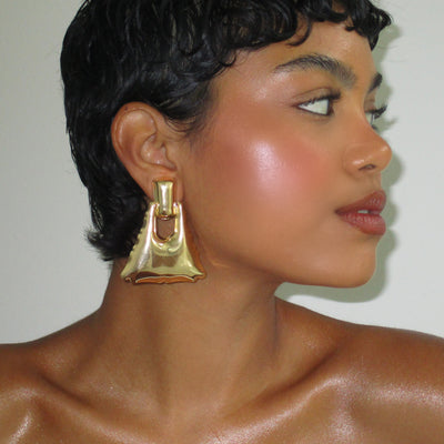 The Gold Vintage Clip On Earrings - BERNA PECI JEWELRY