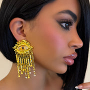 The Gold Eye Protection Earrings - BERNA PECI JEWELRY