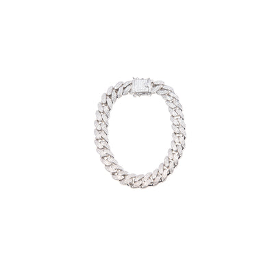 Cuban Link Silver Anklet - BERNA PECI JEWELRY